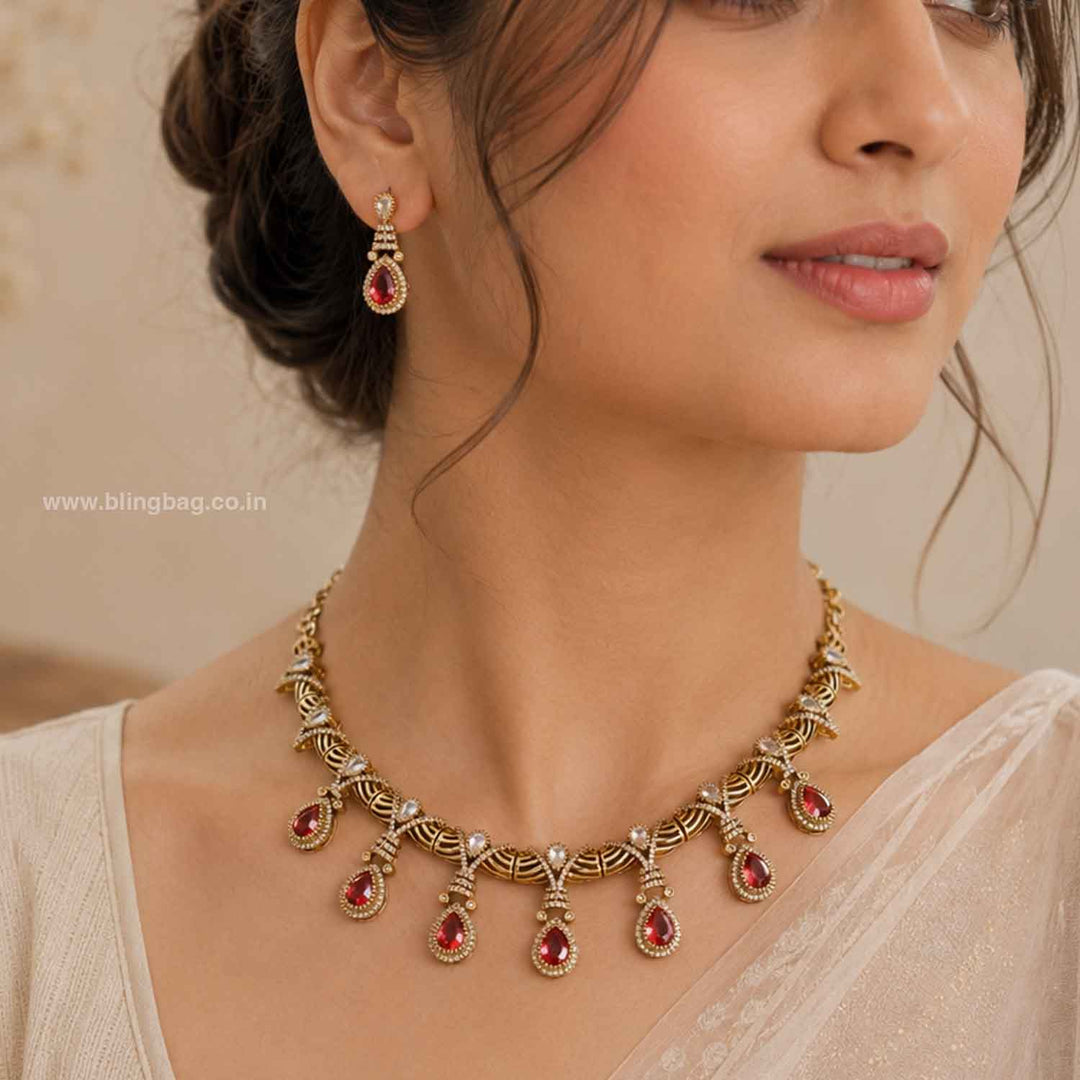 Rani Sylara Hasli Victorian Jewellery Set - New Arrival