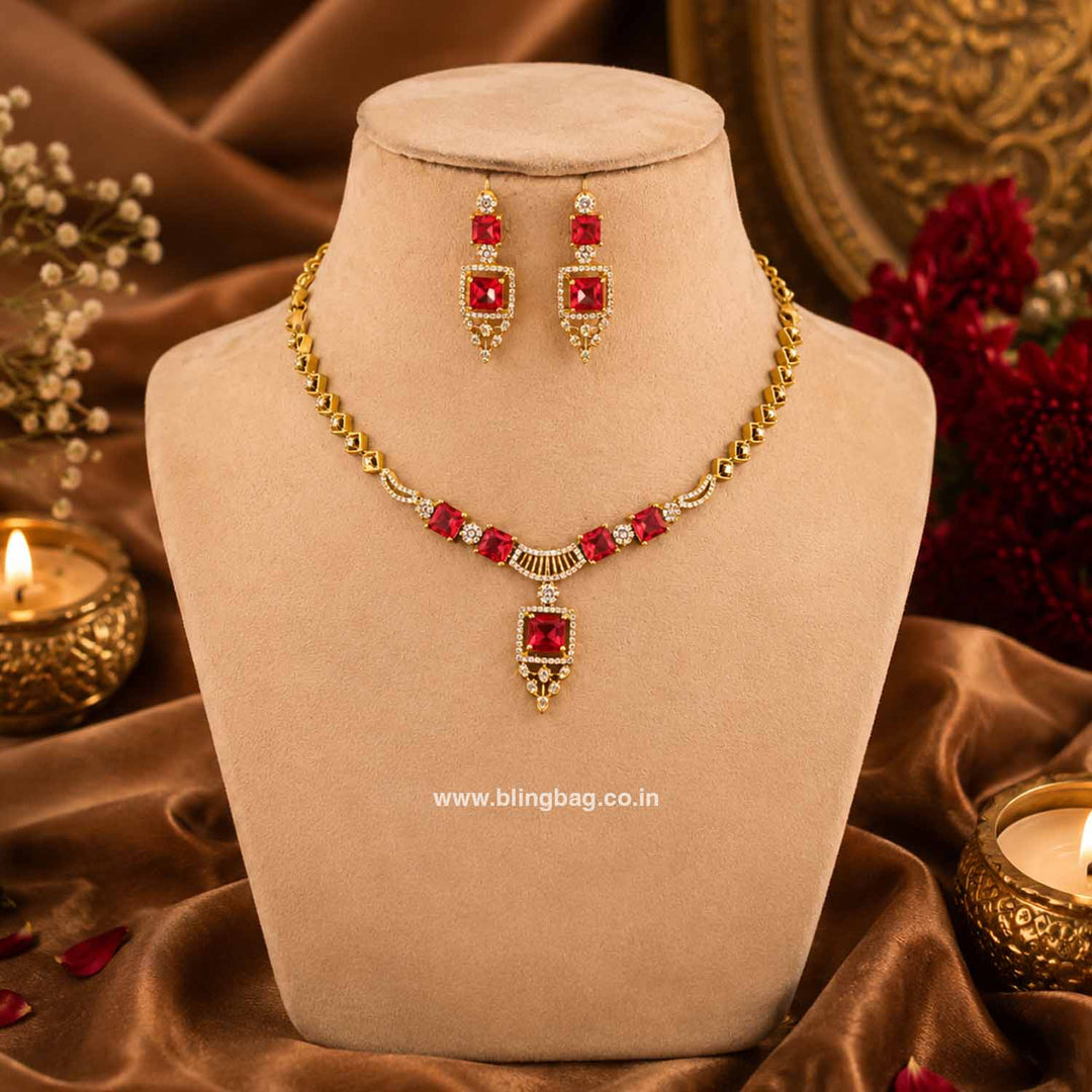 Rani Tamanna Victorian Jewellery Set- New Arrivals