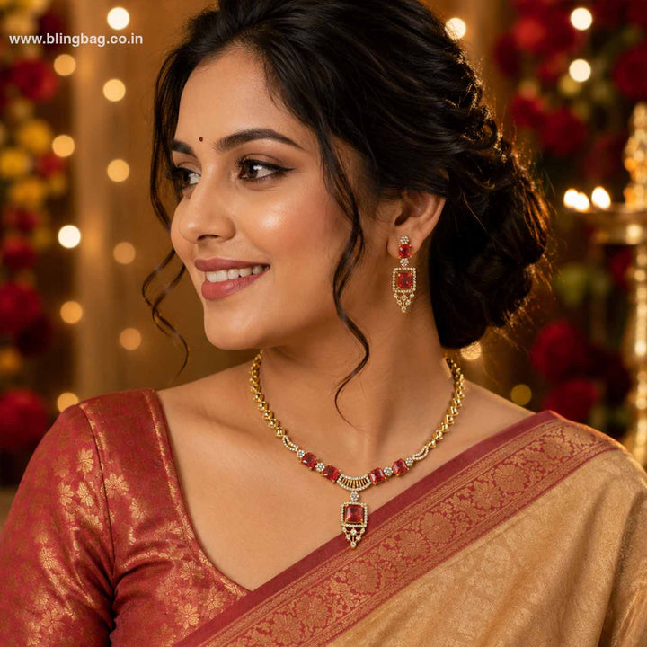 Rani Tamanna Victorian Jewellery Set- New Arrivals