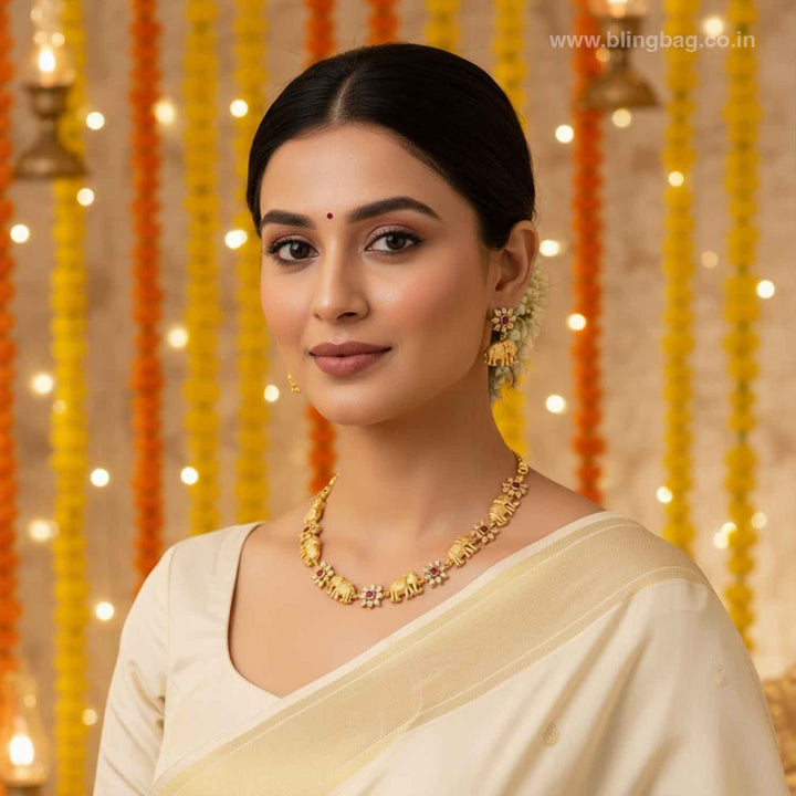 Rani Vasanta Antique Jewellery Set - New Arrival