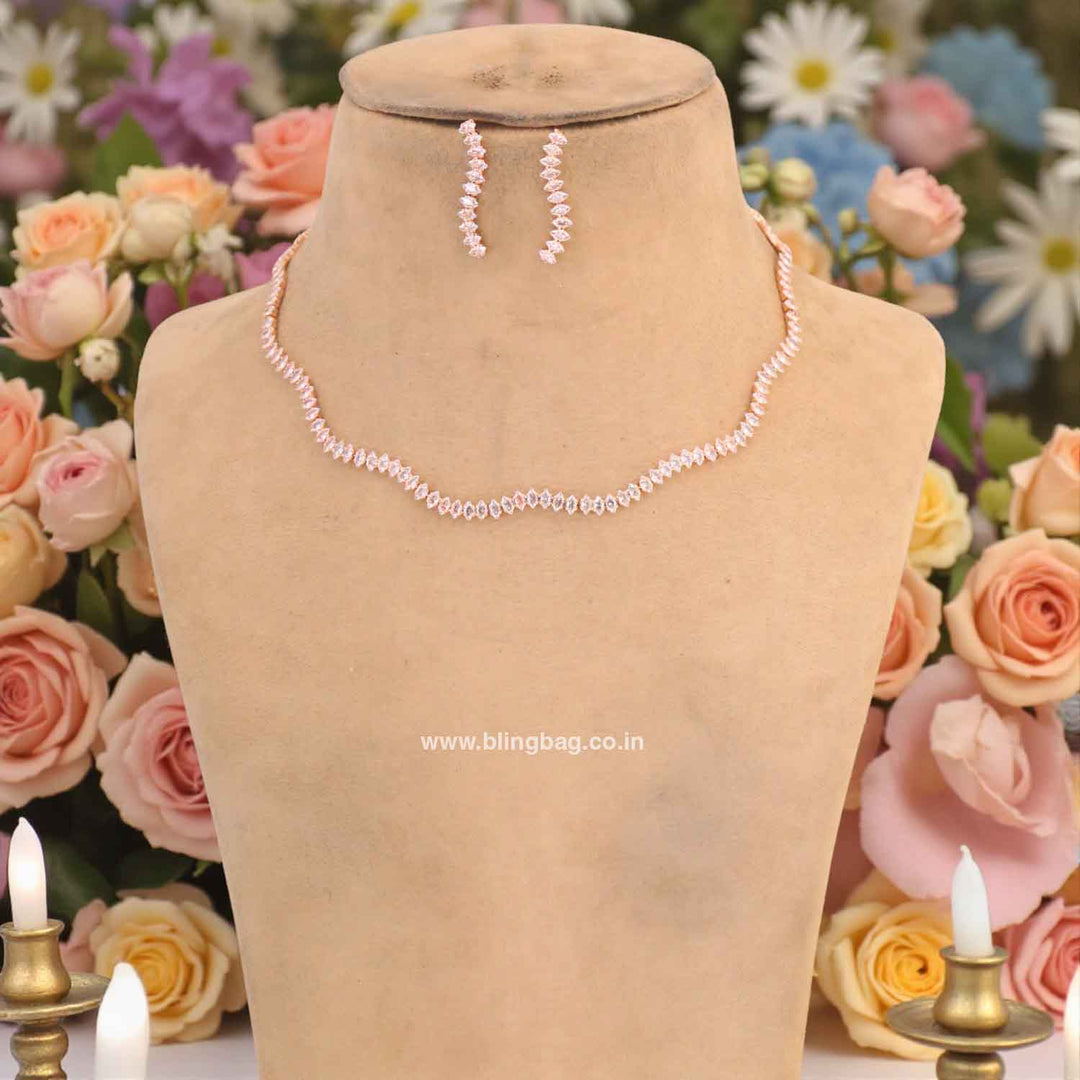 Rose Gold Irenea Zirconia Combo Set