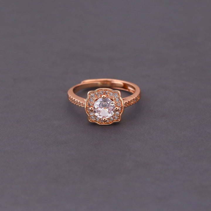 Rose Gold Joni Zirconia Ring
