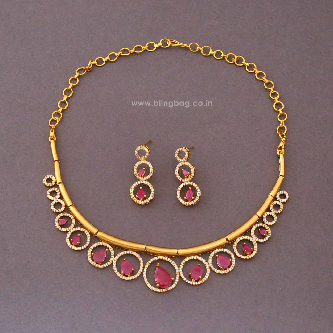 Ruby Chaitani Antique Jewellery Set- New Arrival
