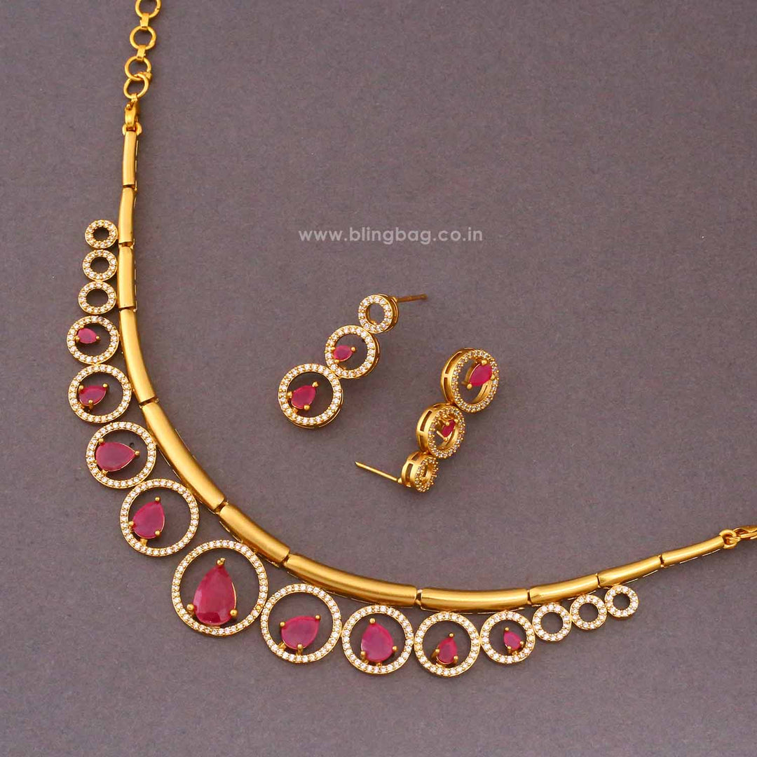 Ruby Chaitani Antique Jewellery Set- New Arrival
