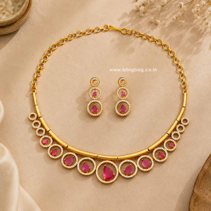 Ruby Chaitani Antique Jewellery Set- New Arrival