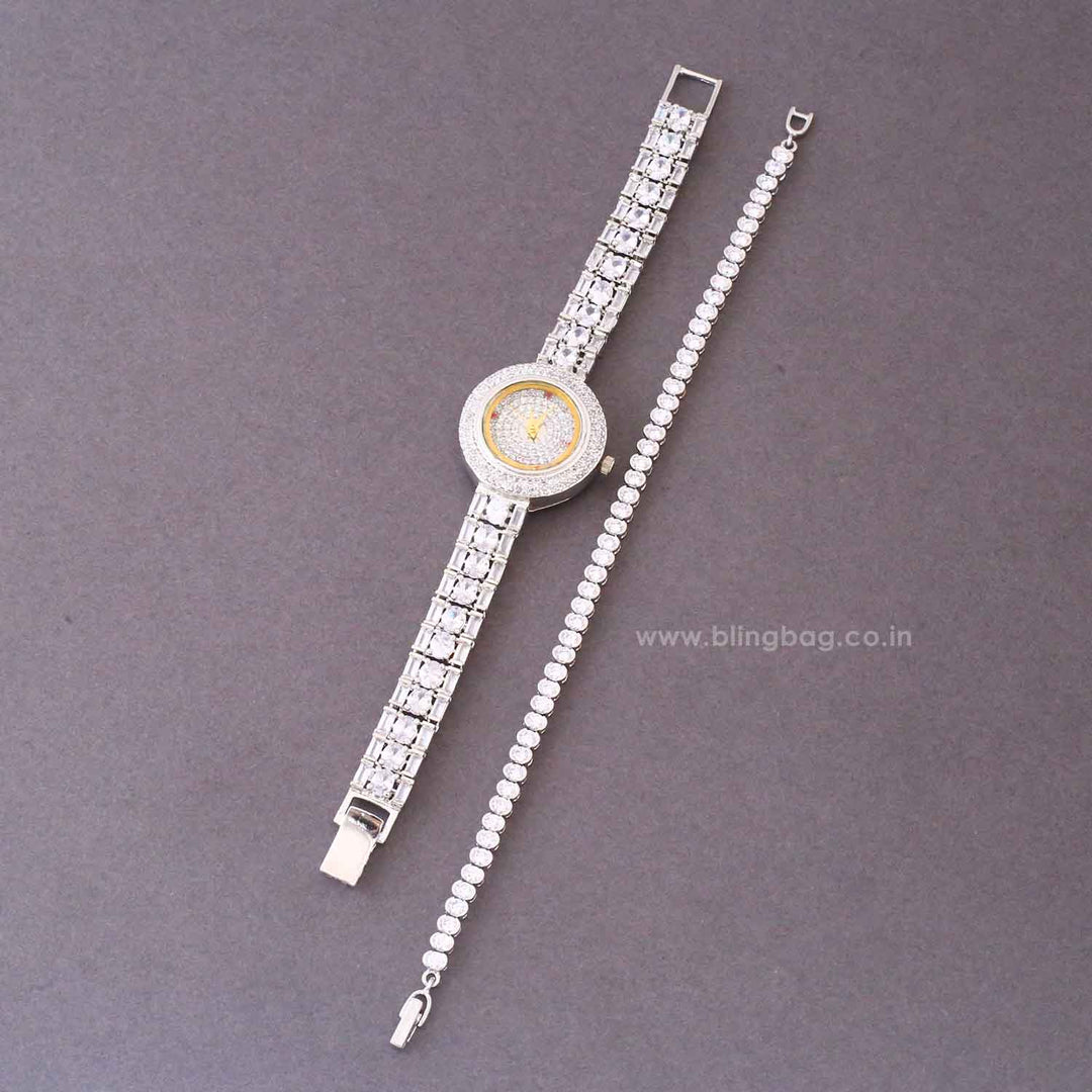 Silver Ariaia Bracelet Watch