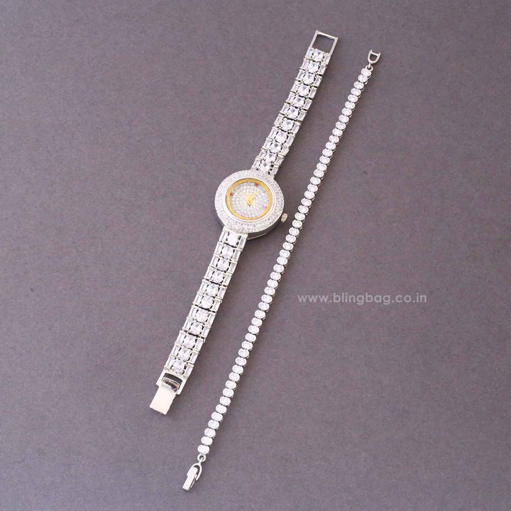 Silver Ariaia Bracelet Watch
