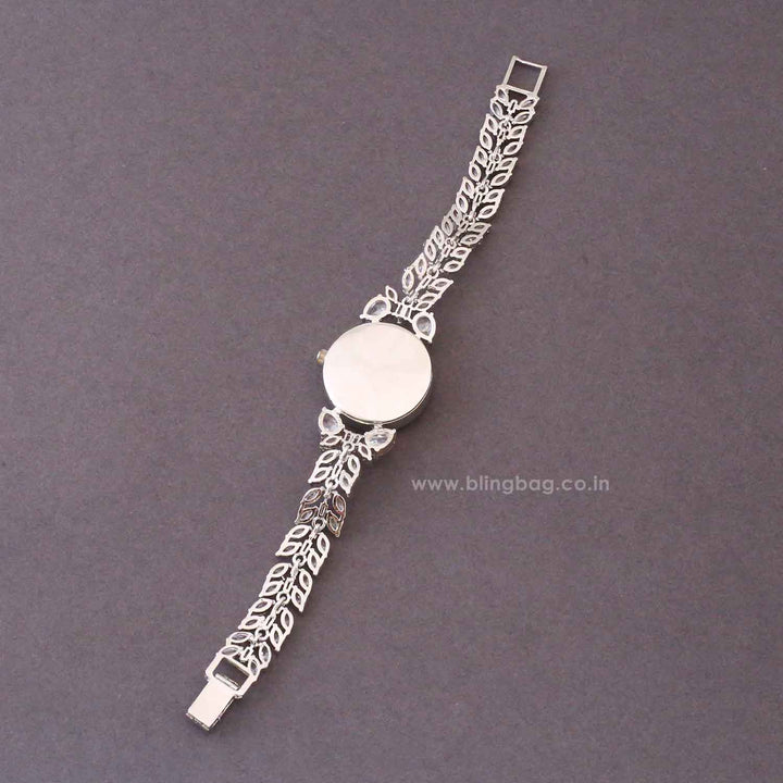 Silver Biancabella Zirconia Watch