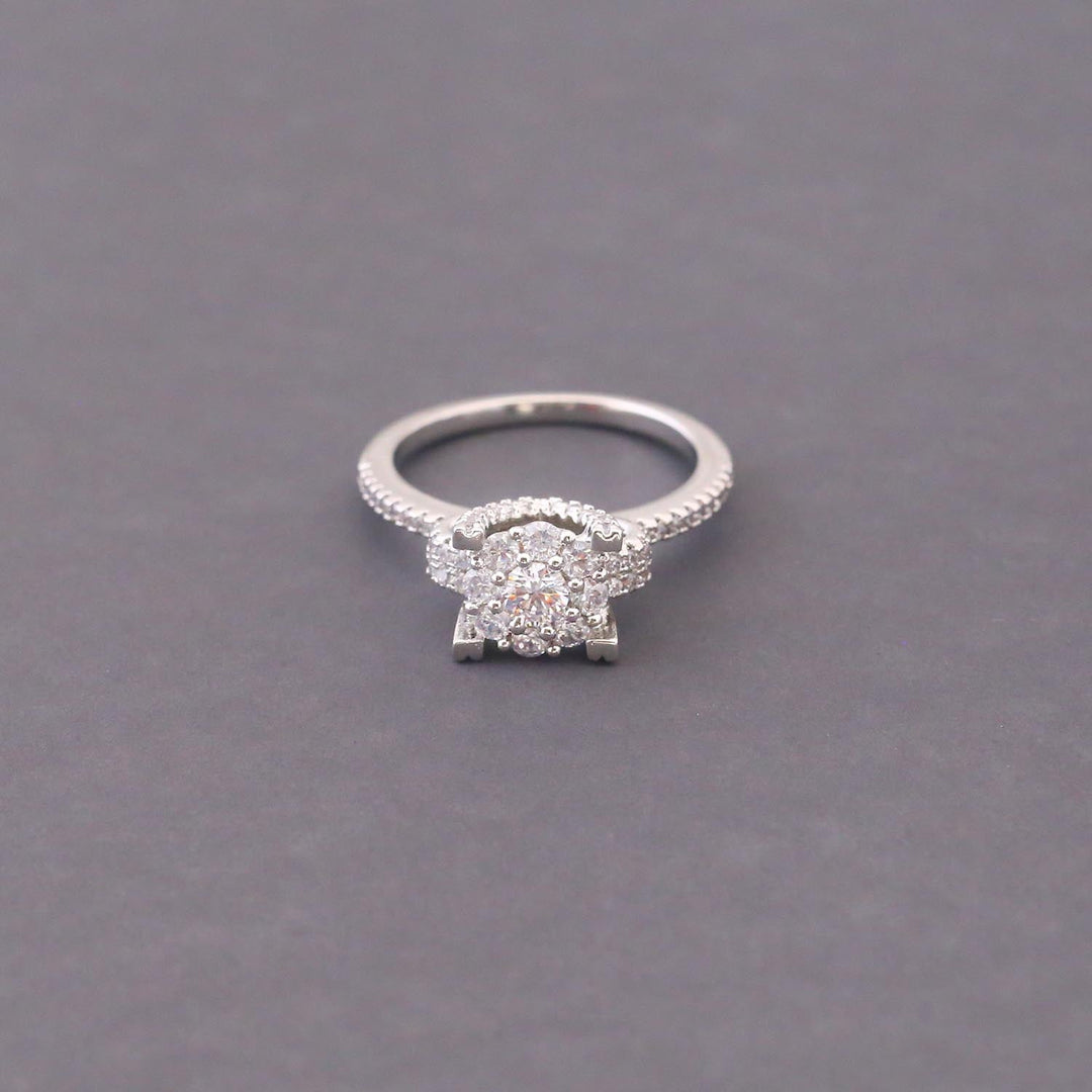 Silver Krish Zirconia Ring