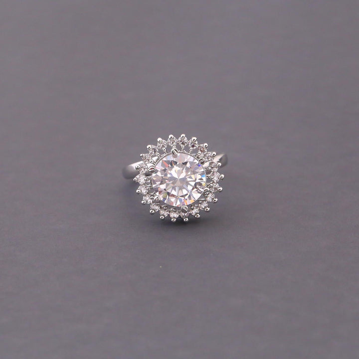 Silver Rico Solitaire Zirconia Ring