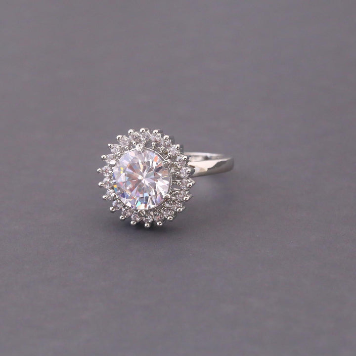 Silver Rico Solitaire Zirconia Ring