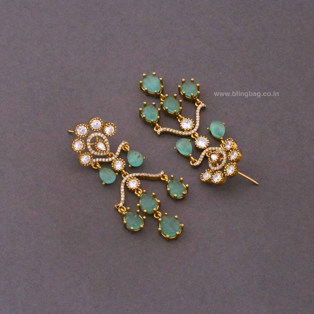 Turquoise Blair Victorian Danglers