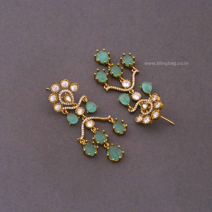 Turquoise Blair Victorian Danglers