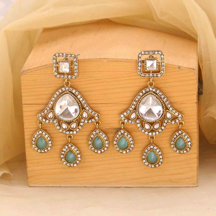 Turquoise Chandni Danglers