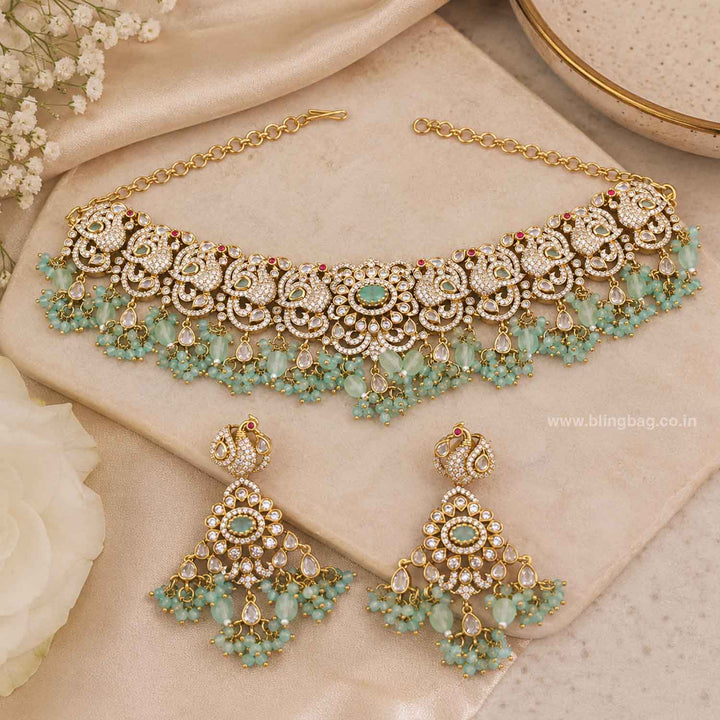Turquoise Gisania Victorian Jewellery Set - New Arrival