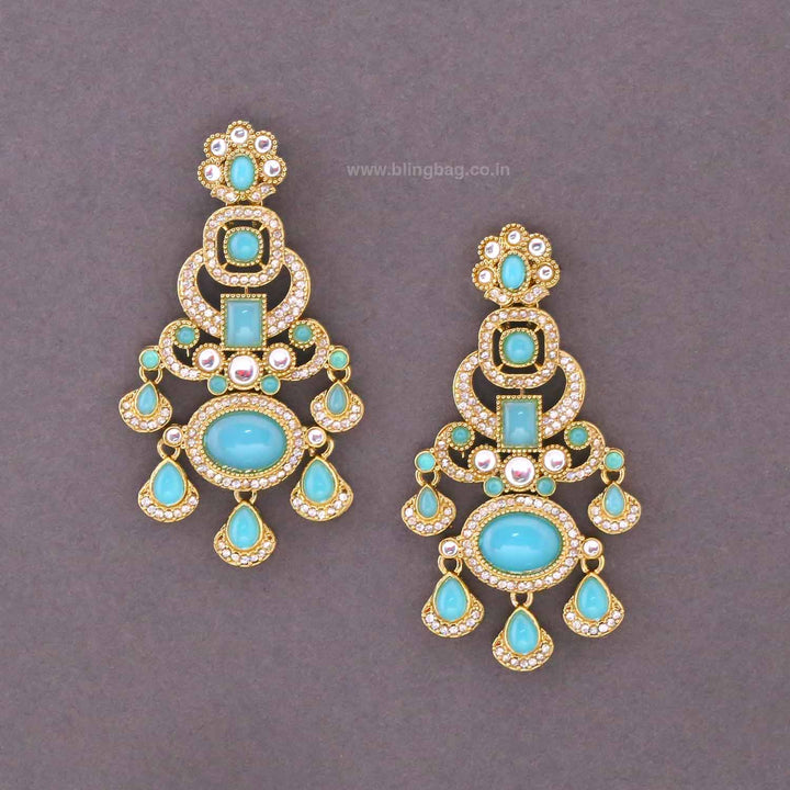 Turquoise Kavishna Danglers