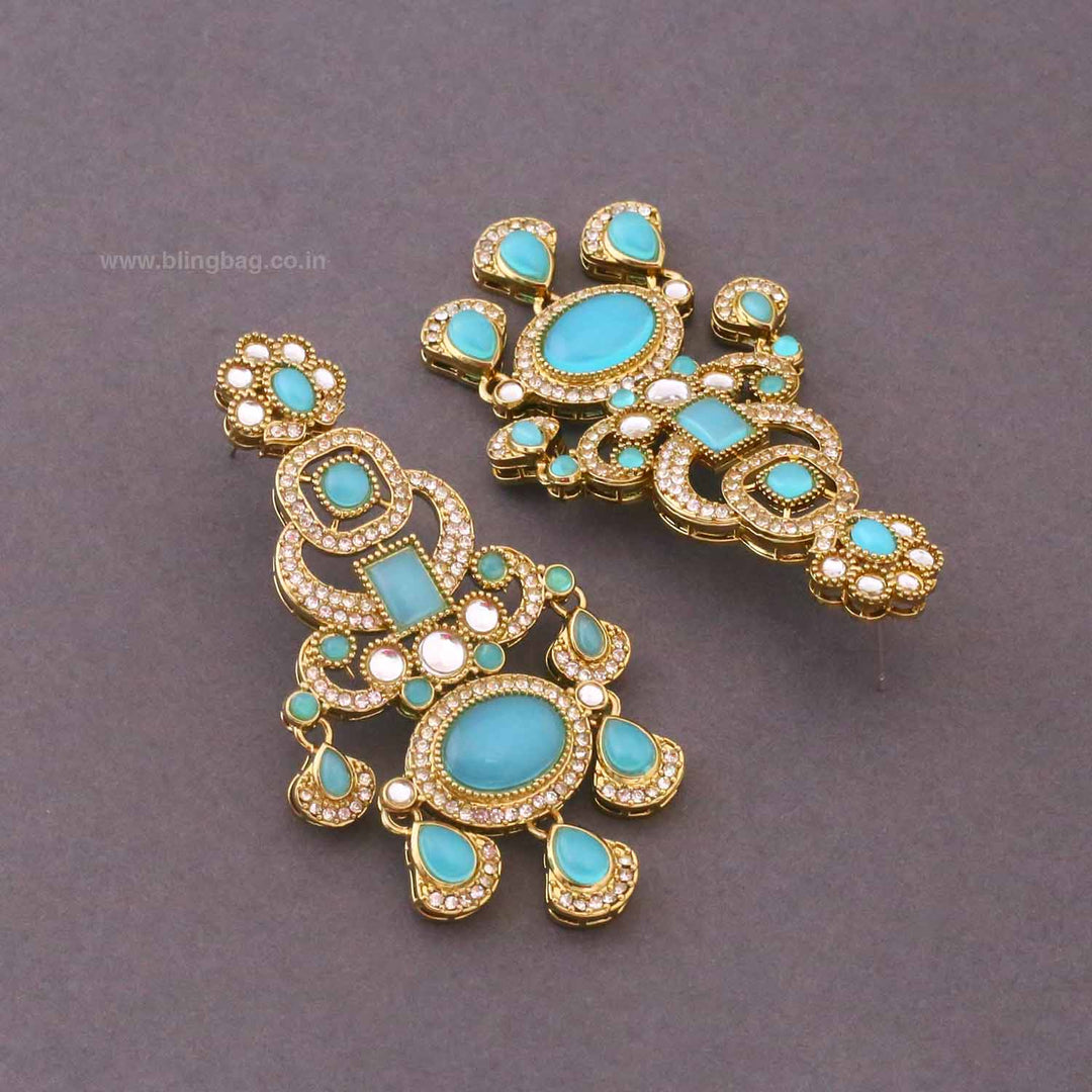 Turquoise Kavishna Danglers