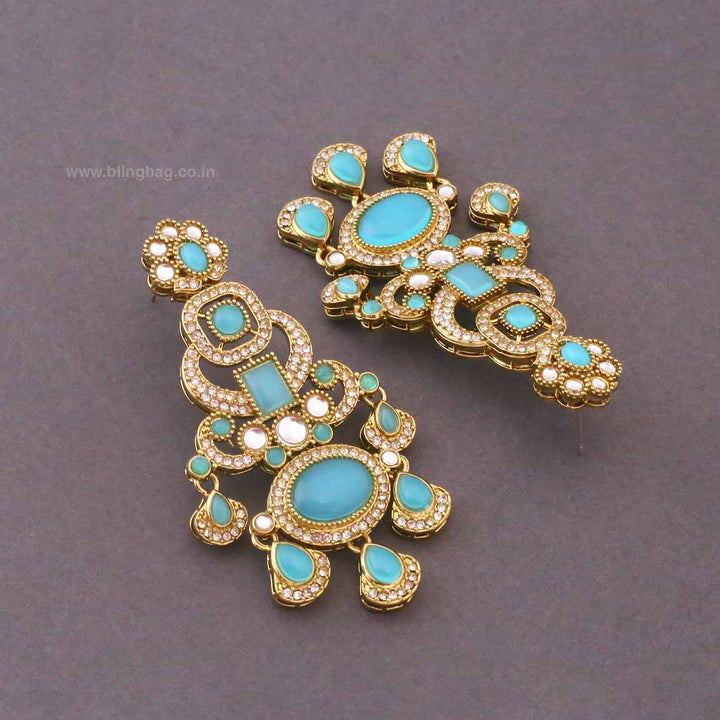 Turquoise Kavishna Danglers