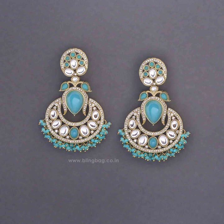 Turquoise Nilofer Chaandbalis