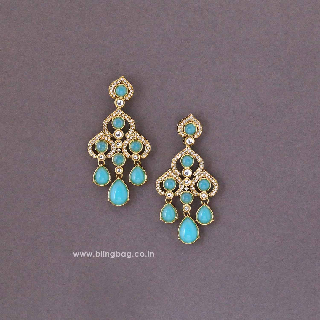 Turquoise Panya Danglers