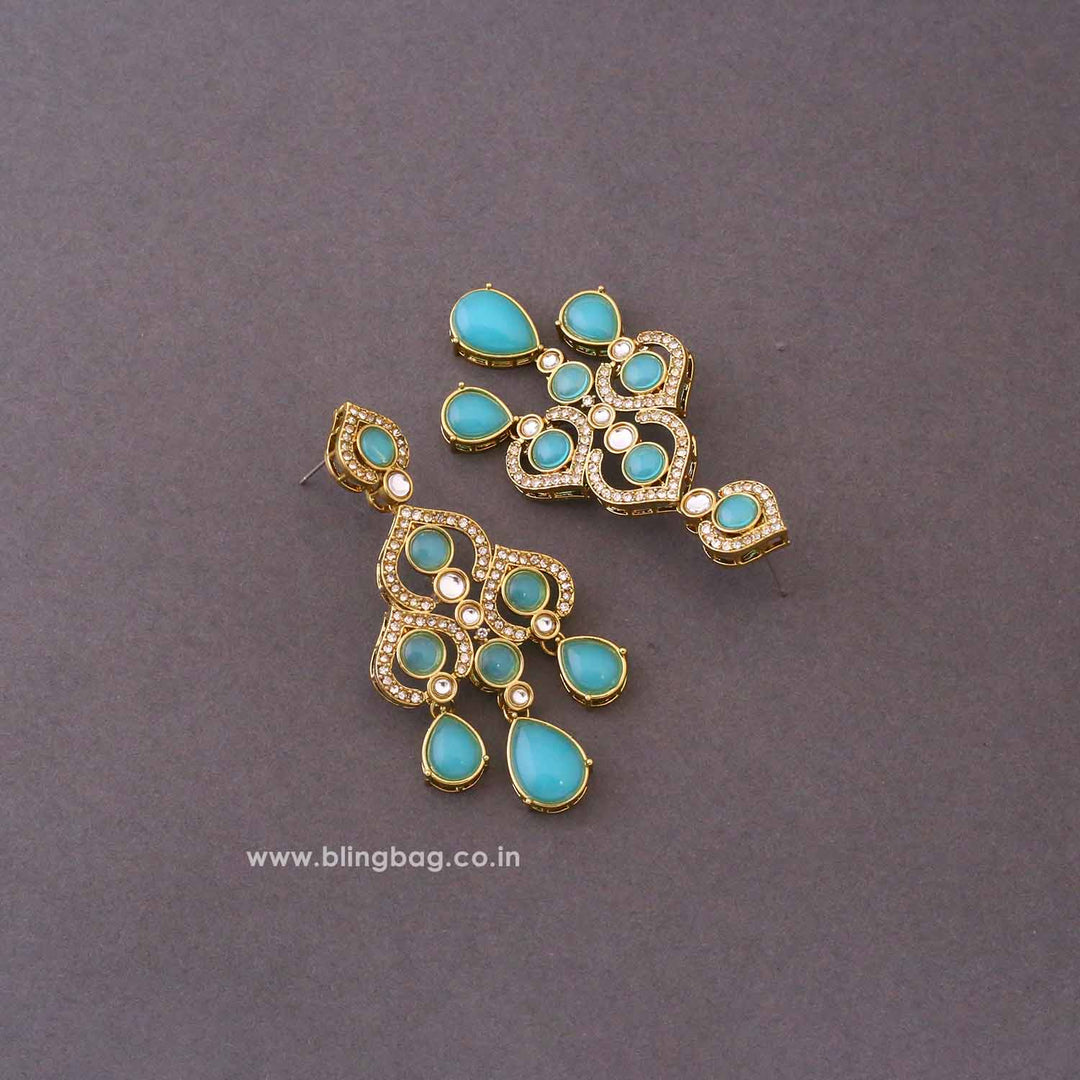 Turquoise Panya Danglers