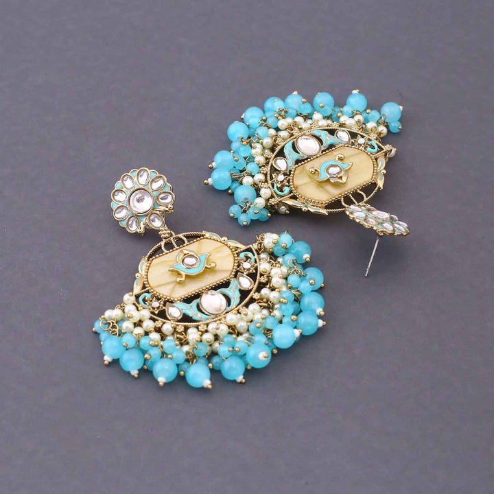Turquoise Phuleri Chandbalis