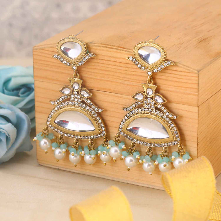 Turquoise Shahruh Danglers