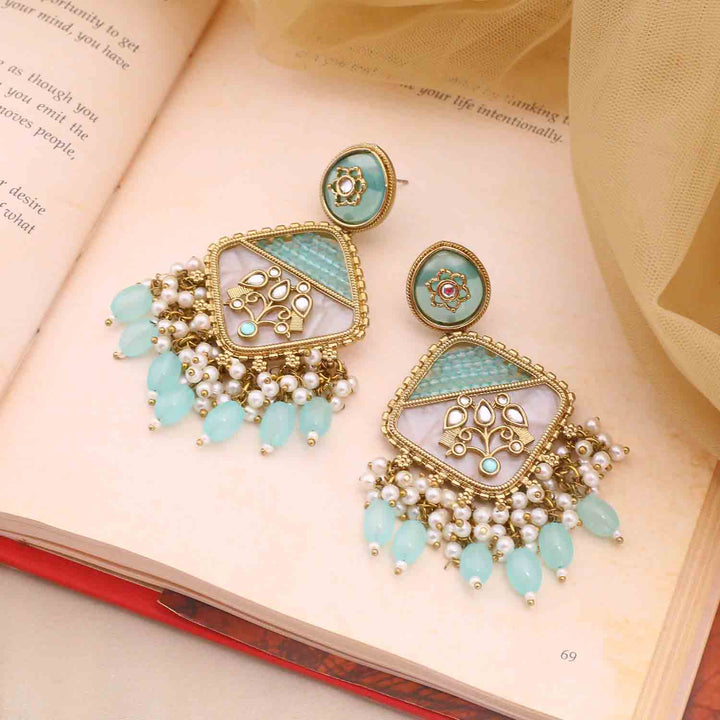 Turquoise Shujira Danglers