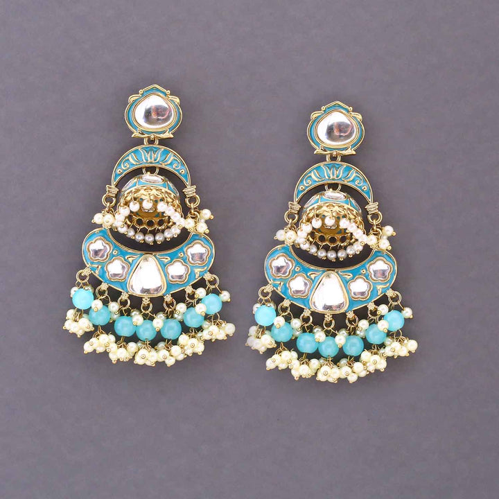 Turquoise Sidra Chandbalis