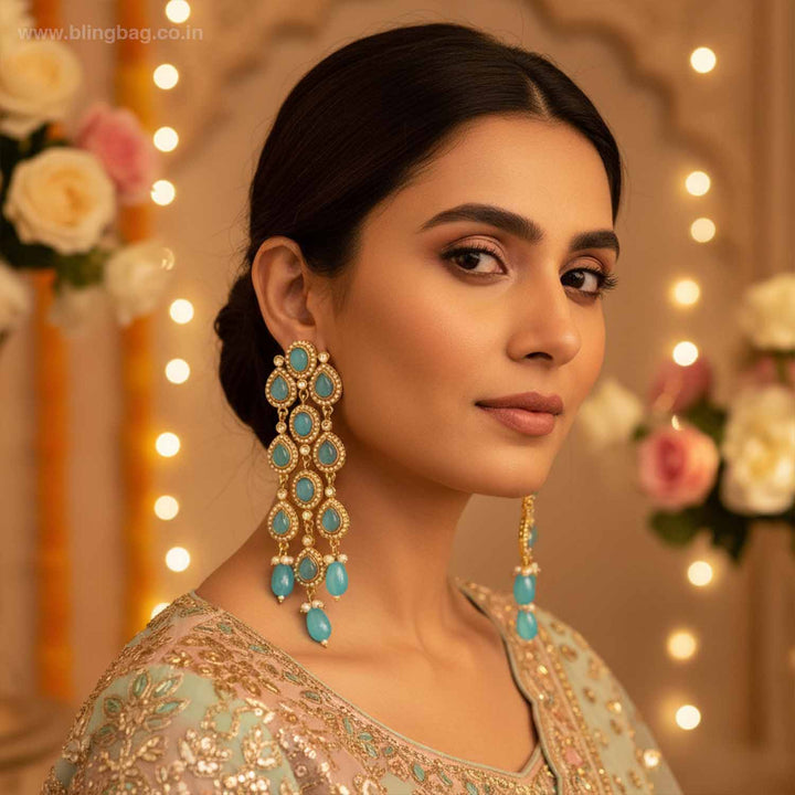 Turquoise Vidisha Danglers