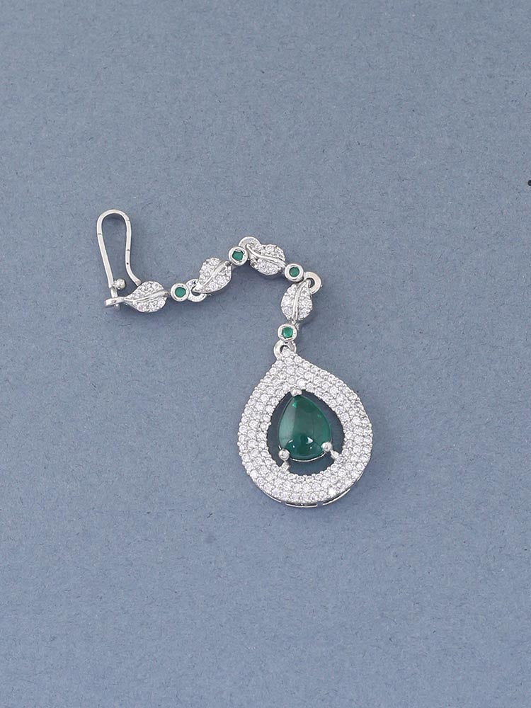 Emerald Isla Maang Tikka