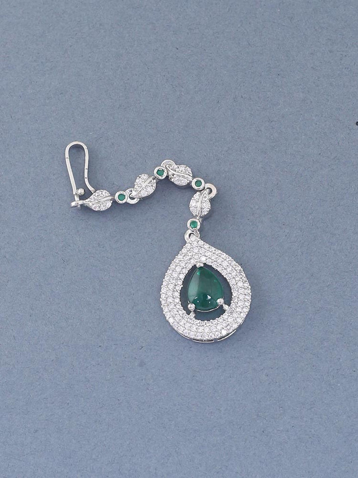 Emerald Isla Maang Tikka