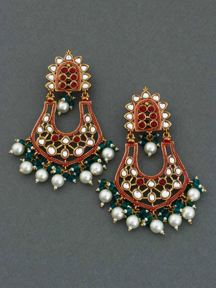 Multicolour Eshika Designer Earrings - Bling Bag