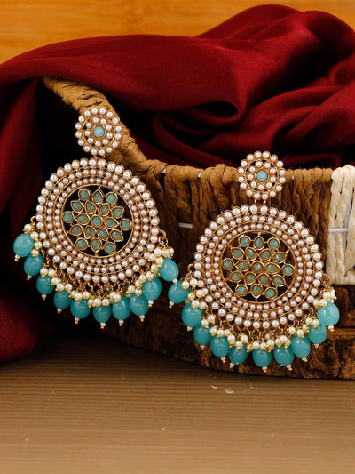 earrings - Bling Bag Turquoise Nandini Designer Earrings