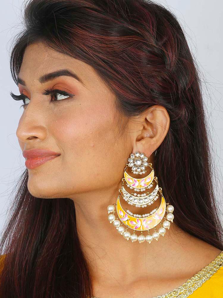 earrings - Bling Bag Lemon Chaand Designer Earrings