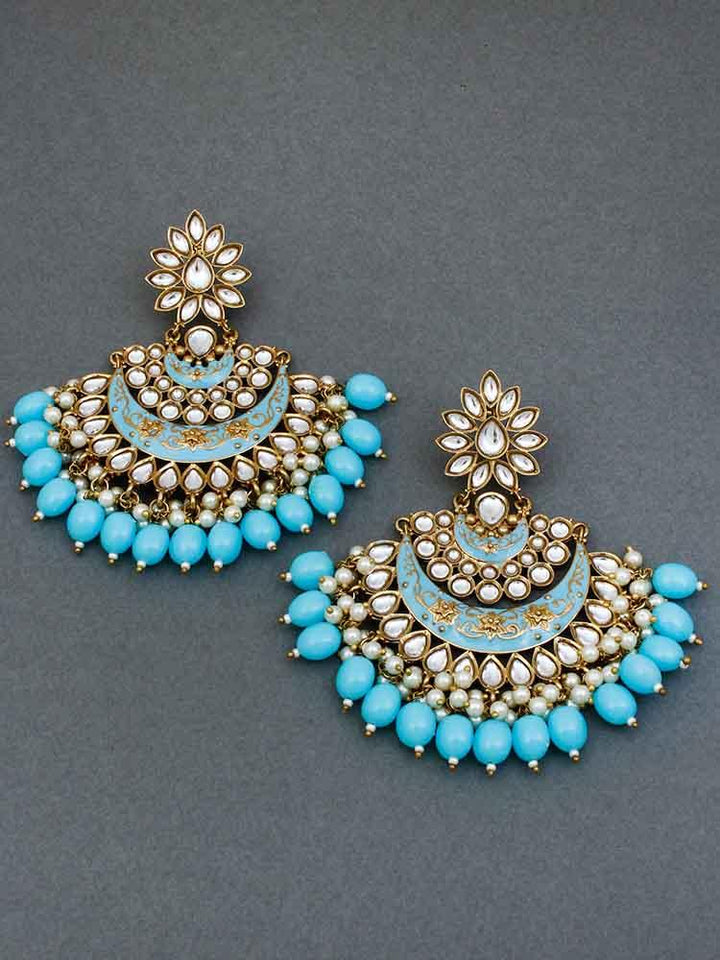 Baby Blue Ajaya Chaandbali - Bling Bag