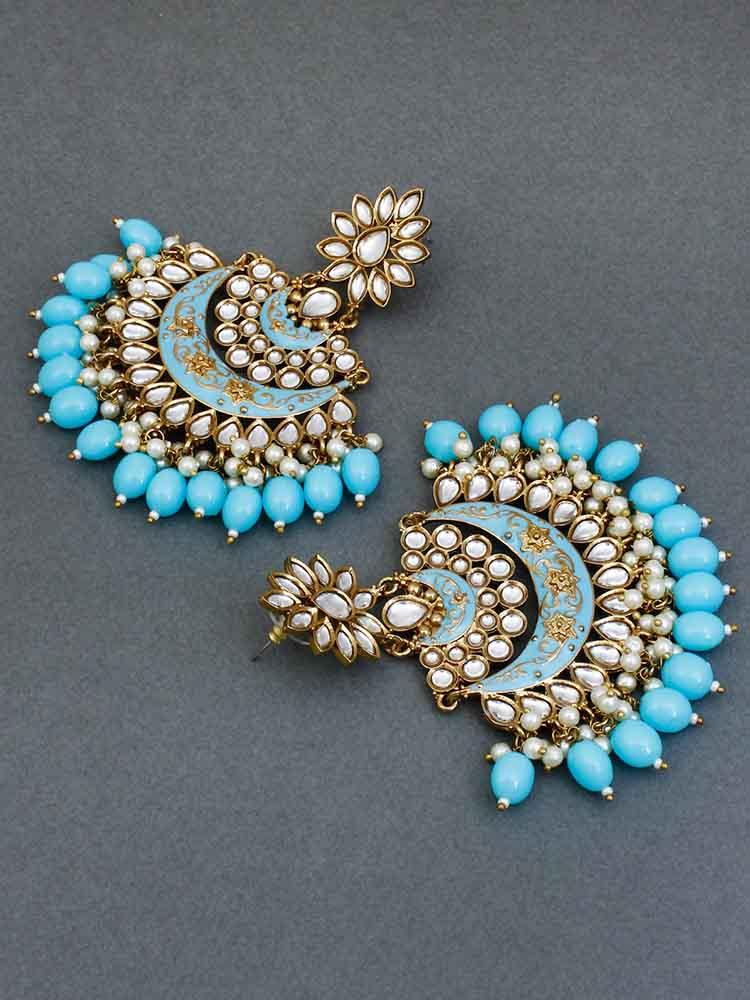 Baby Blue Ajaya Chaandbali - Bling Bag