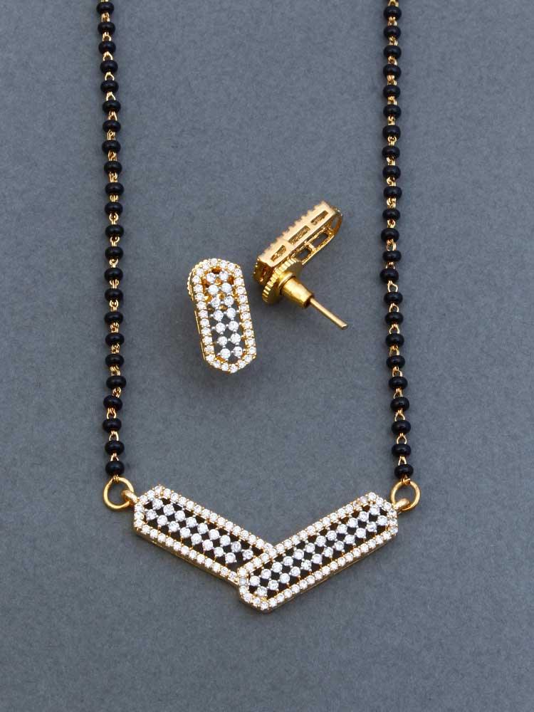 Golden Hiroki Mangalsutra Set - Bling Bag