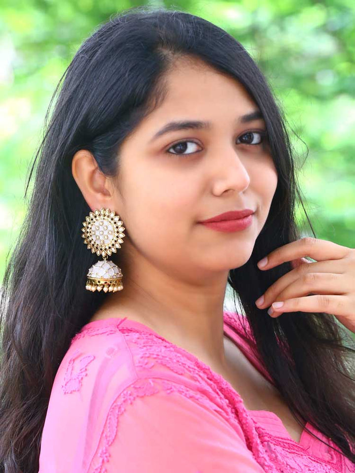 Ivory Suraj Jhumkis - EOSS