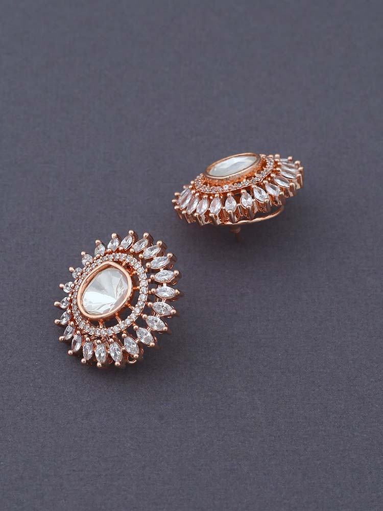 Rosegold Heathe Studs