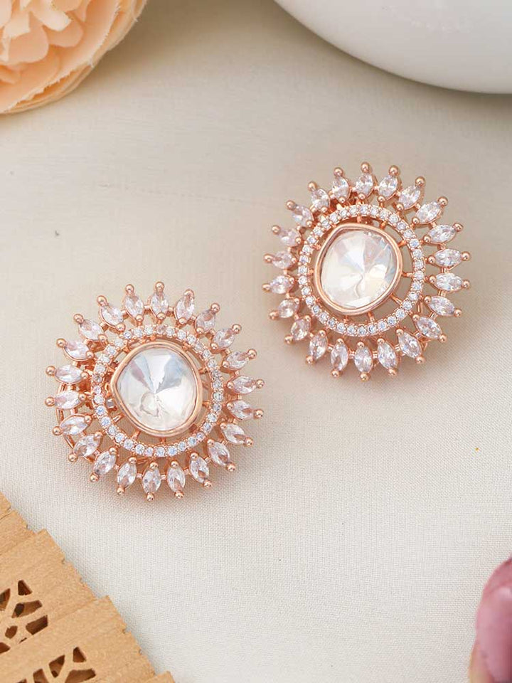 Rosegold Heathe Studs