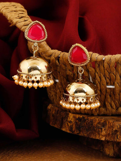 earrings - Bling Bag Rani Chainika Jhumki Earrings