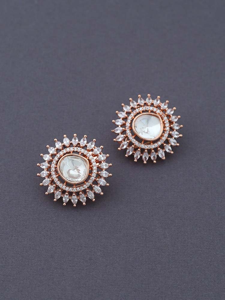 Rosegold Heathe Studs