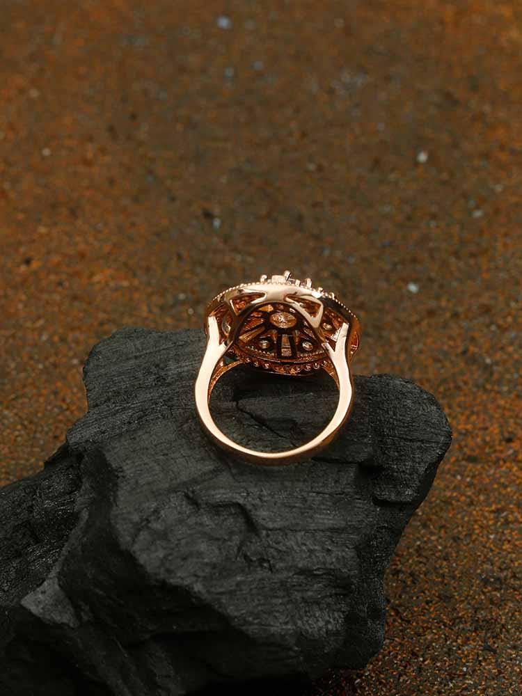 rings - Bling Bag Rose Gold Radnya Zirconia Ring
