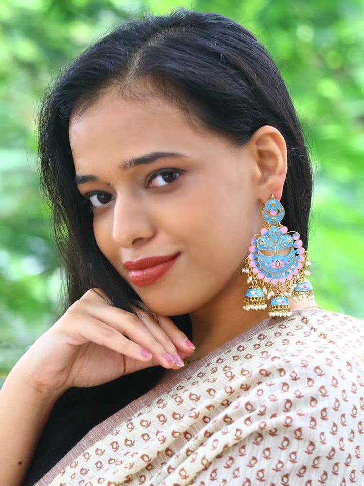 Turquoise Berry jhumkis - EOSS