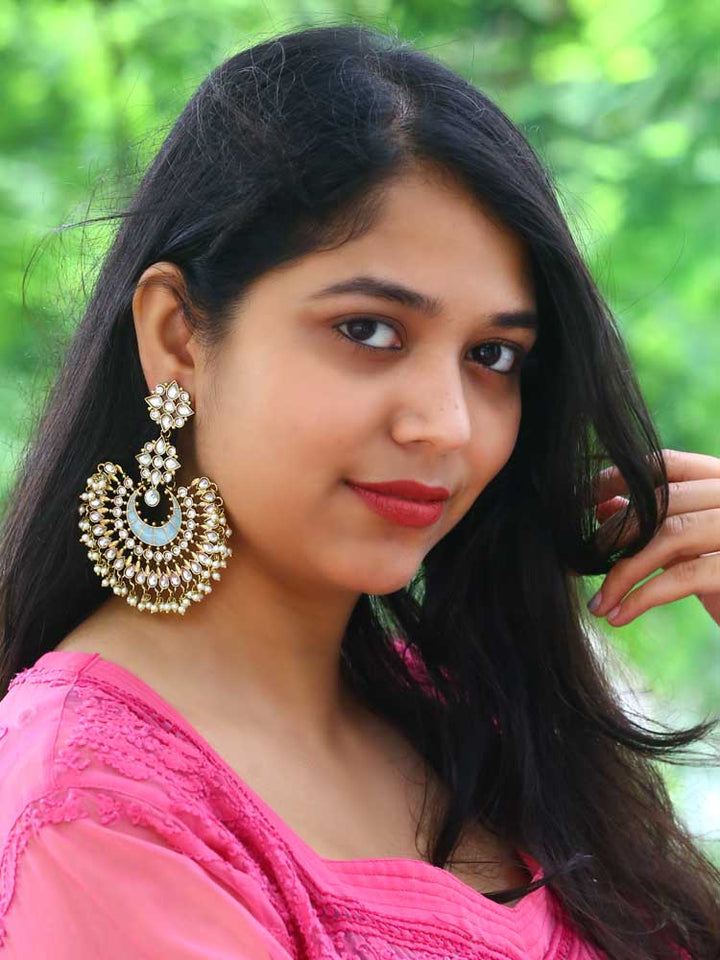 Turquoise Chakra Chandbalis