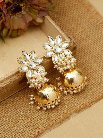 earrings - Bling Bag Lily Designer Jhumki