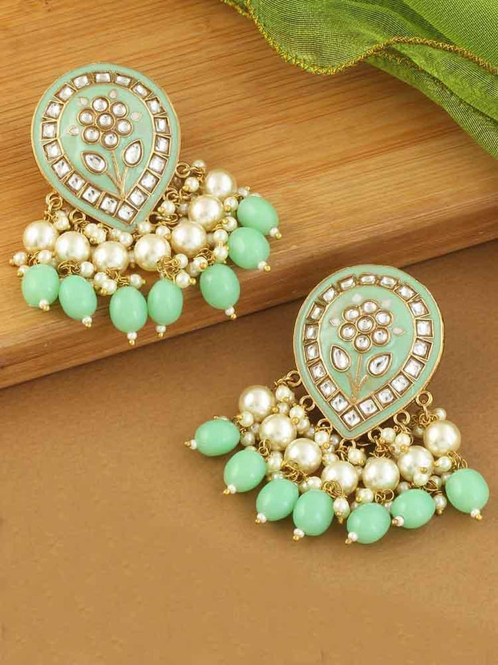 Mint Charmi Designer Earrings - Bling Bag