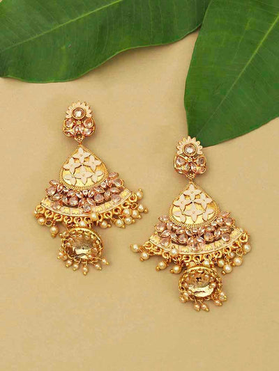 earrings - Bling Bag Crepe Siddhi Jhumki Earrings