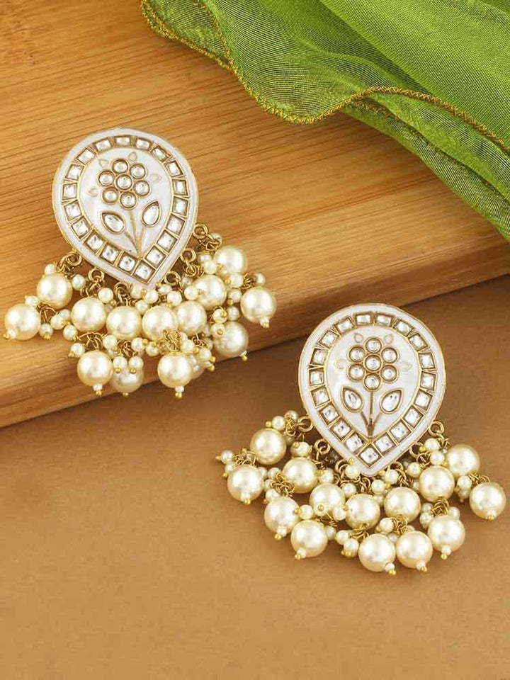 Ivory Charmi Designer Earrings - Bling Bag